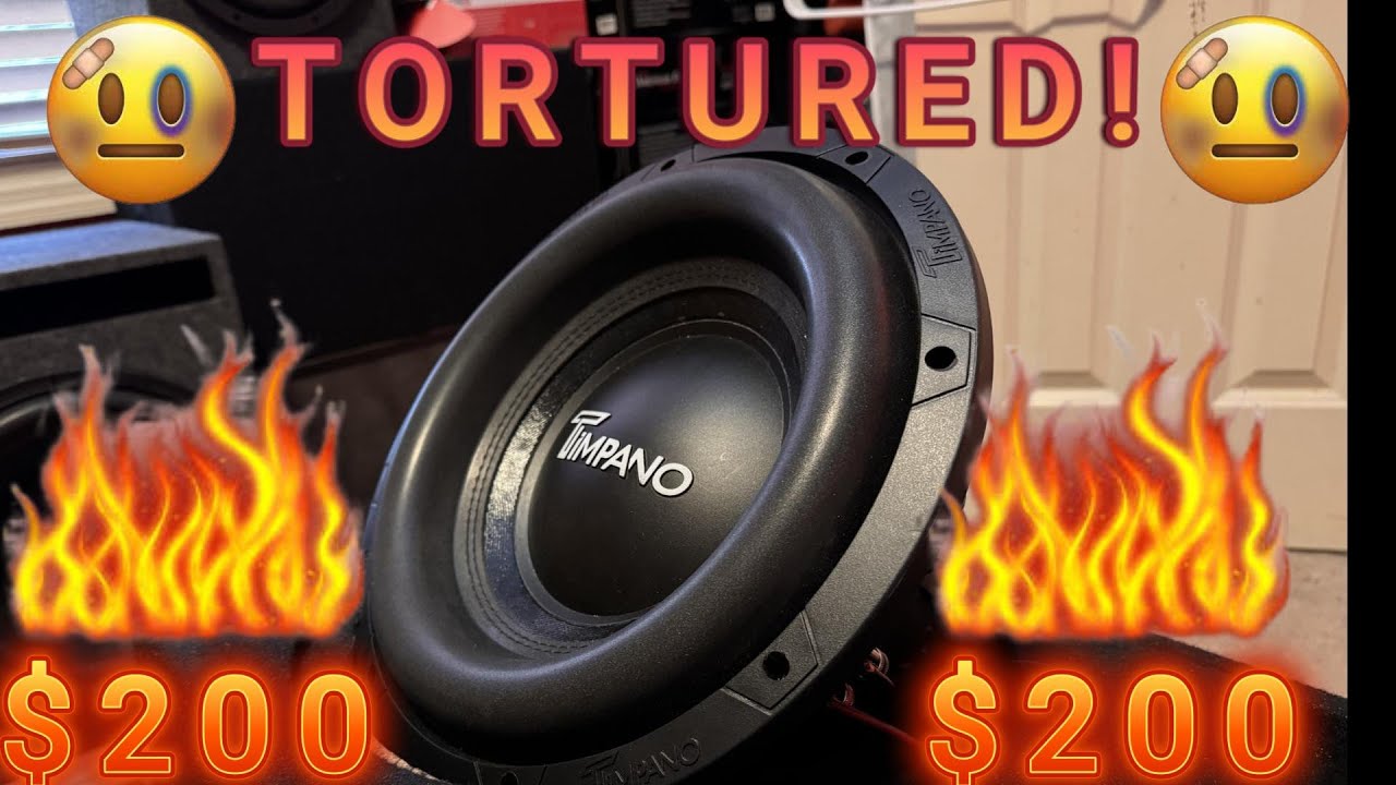 Call 911! This Subwoofer got TORTURED| Timpano TPT-2500 The SURVIVER!