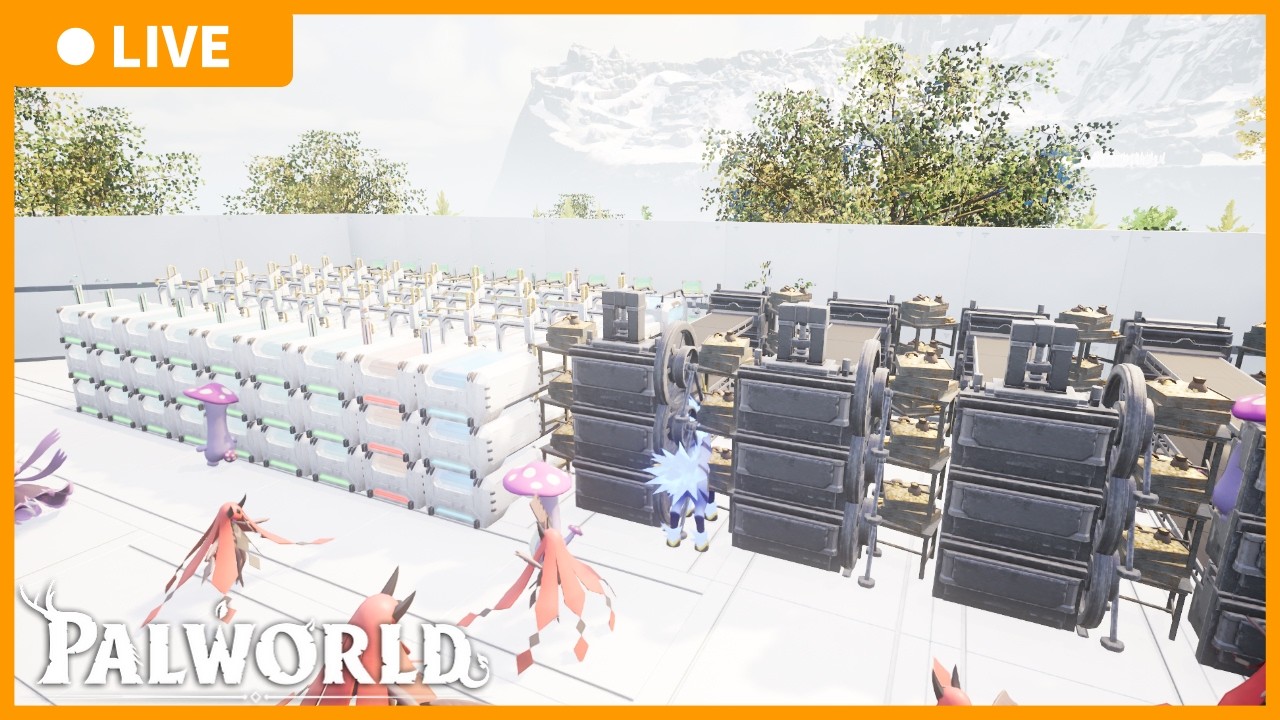 【パルワールド】メインデータの拠点改築＋資源回収 2日目