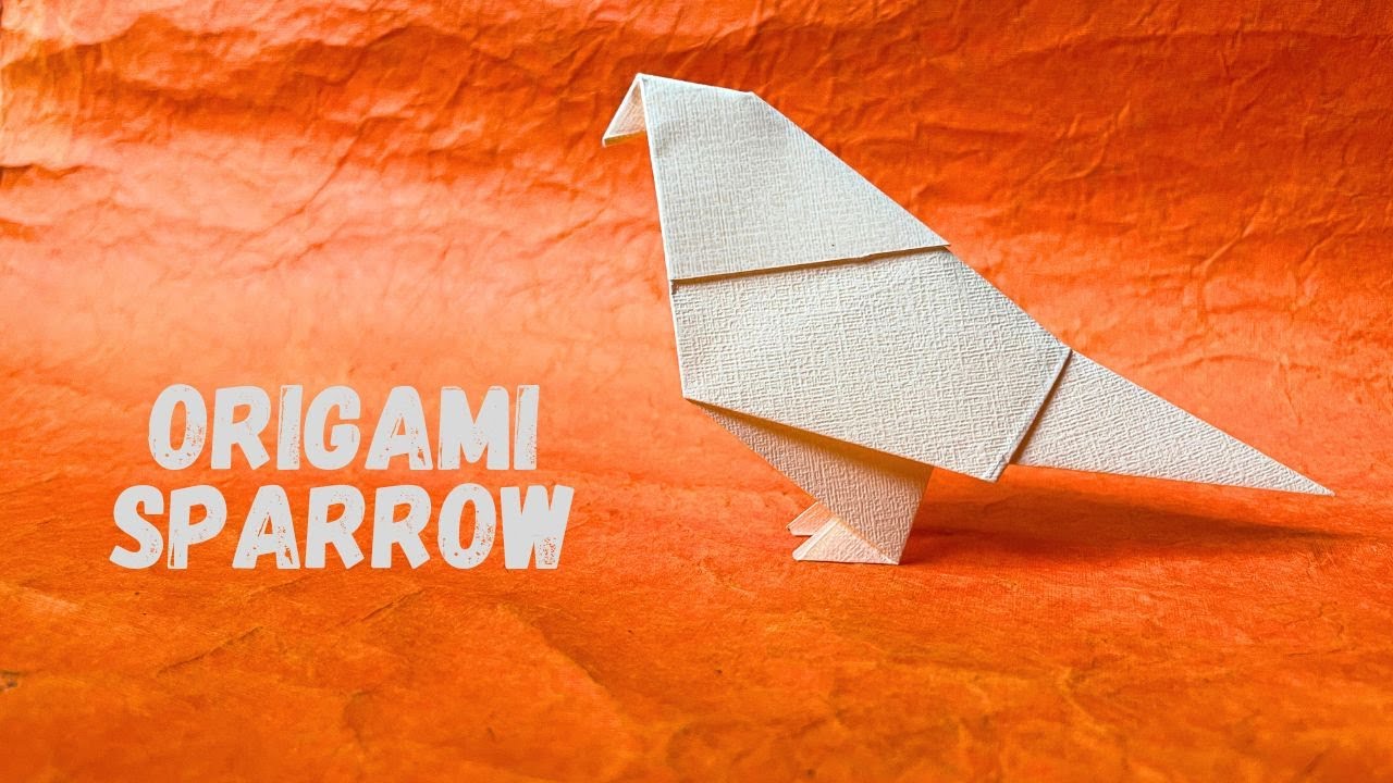 Easy Origami Sparrow/Bird | How To Make a Paper Sparrow/Bird Step by Step Tutorial | InnoVatioNizer