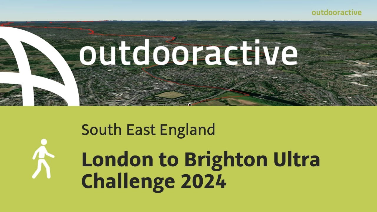 Flyover video: London to Brighton Ultra Challenge 2024