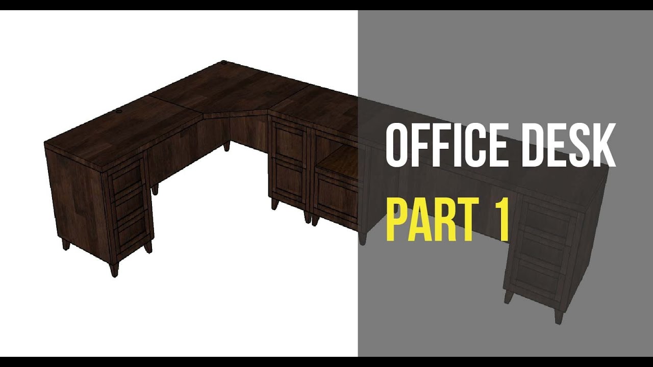 Office Desk Part 1 - Face Frame and Drawer Front Build
