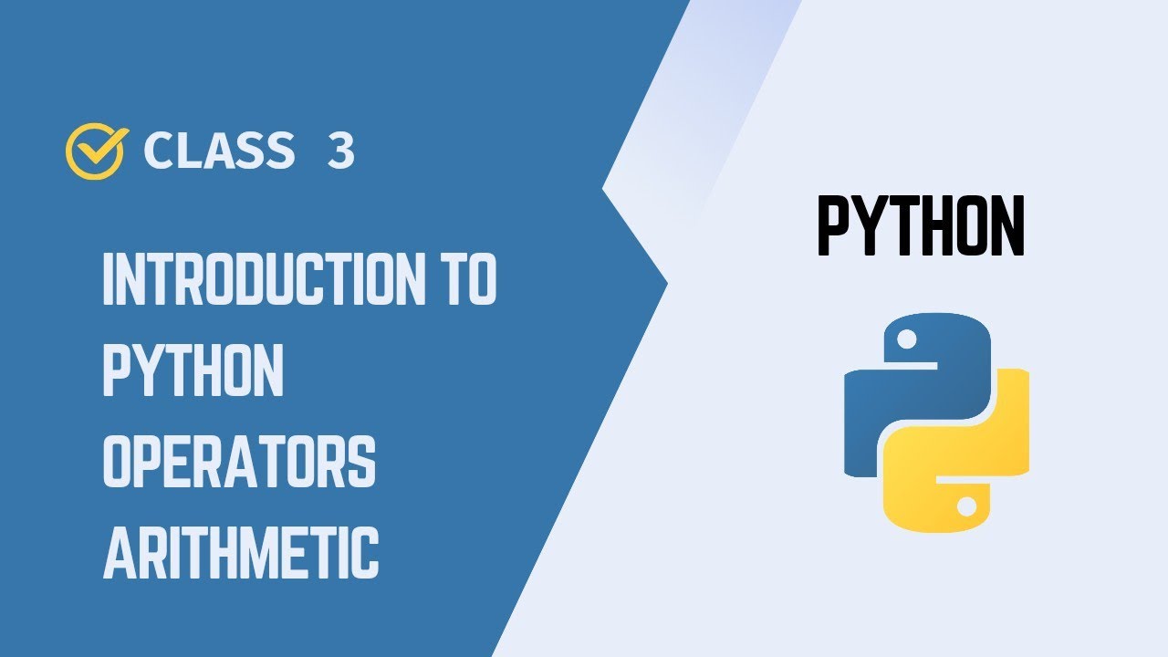 Arithmetic Operations in Python | Python Operators for Beginners