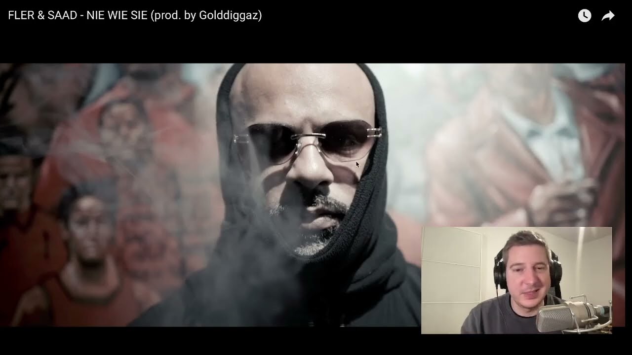 TREFFEN DEN SOUND 🔪! marvbossi REAGIERT: FLER & SAAD - NIE WIE SIE | REAKTION/REACTION