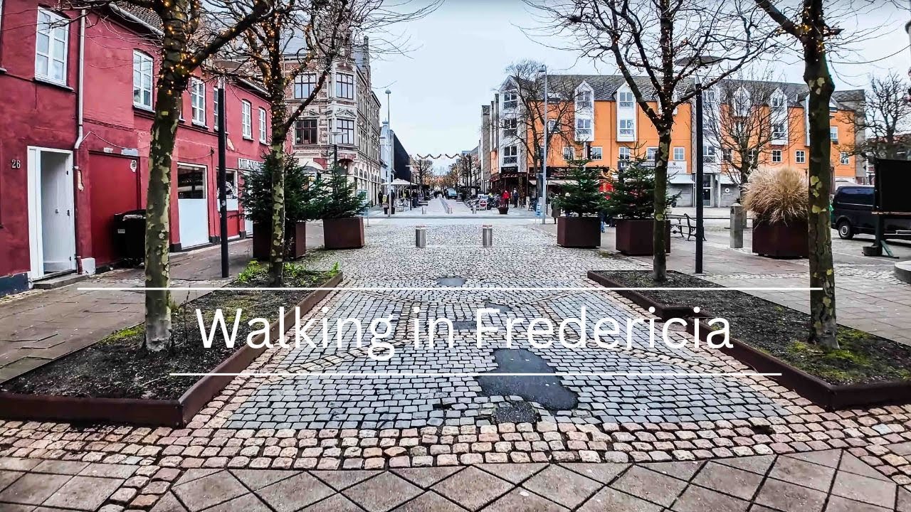 Walking in Fredericia 4K 🇩🇰