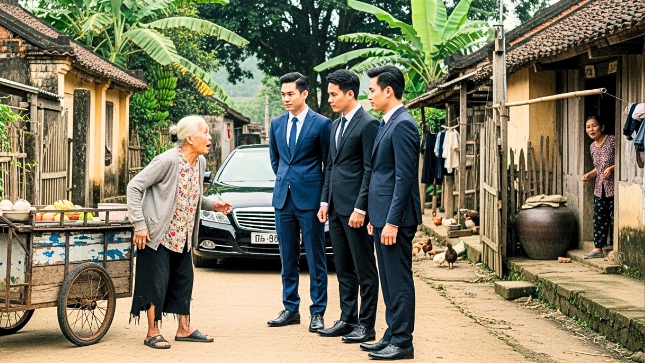 Bà Cụ Âm Thầm Nuôi Ba Đứa Trẻ Mồ — 20 Năm Sau Họ Trở Thành Tỷ Phú Quay Lại Báo Đáp