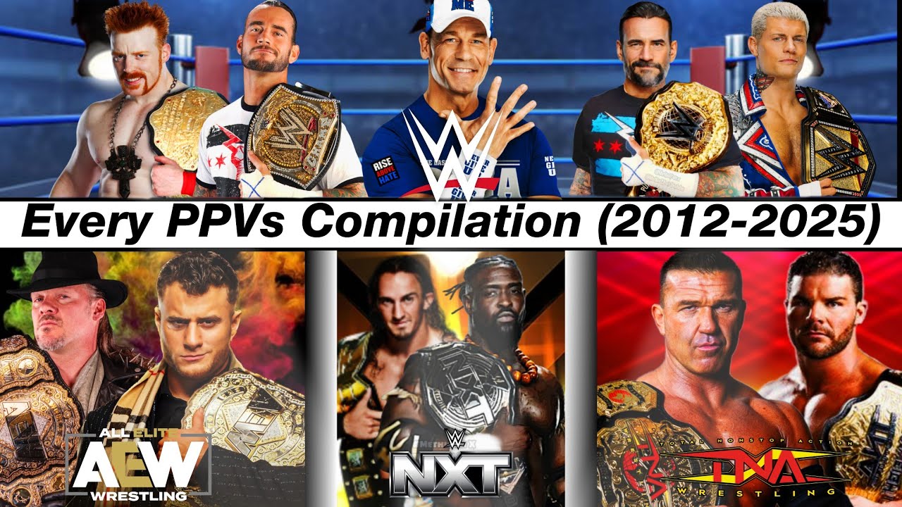 WWE, AEW & TNA | All PPVs Main Events Compilation (2012-2025) #HappyNewYear2026