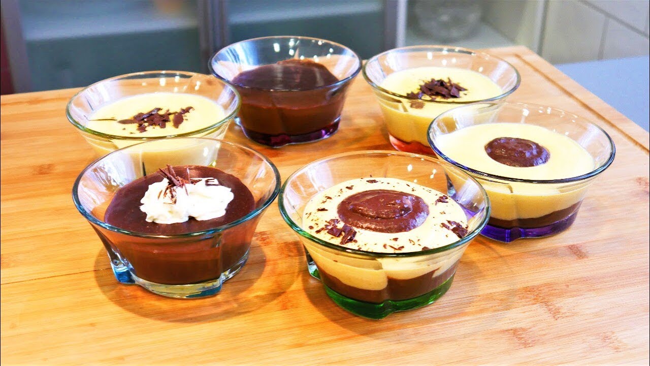 Domaci puding/ Osnovni recept za puding  od vanilije i cokolade