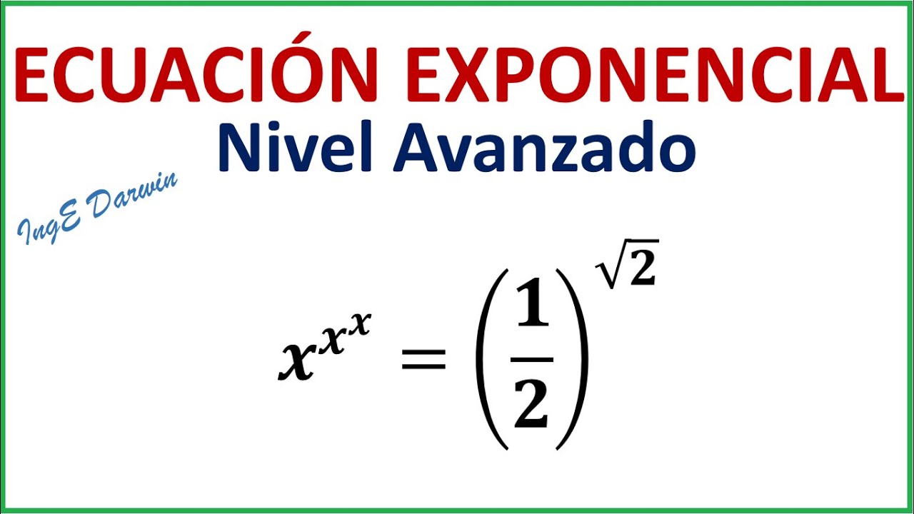 Ecuación Exponencial (Tipo examen) | Ejercicio 2