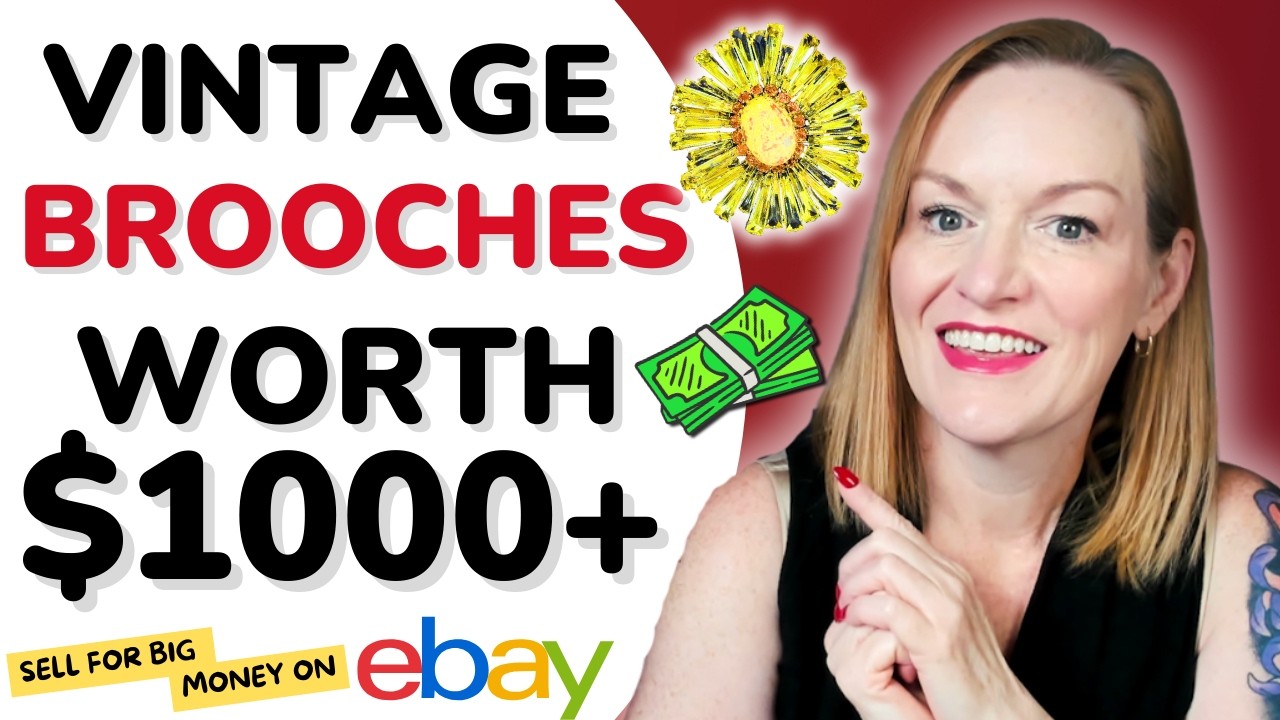 Vintage Brooches That Sell For Thousands of Dollars on Ebay | Reselling Vintage Jewelry