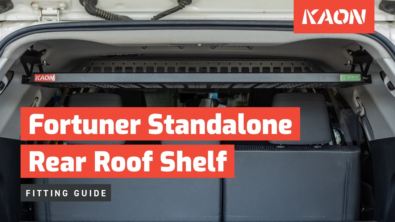 Maximise your 4x4 Storage: Standalone Shelf to suit Toyota Fortuner – Fitting & Installation Guide