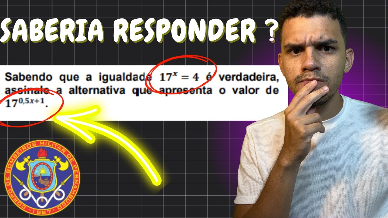 A importância de saber Matemática BÁSICA nos concursos (CBM - PE)