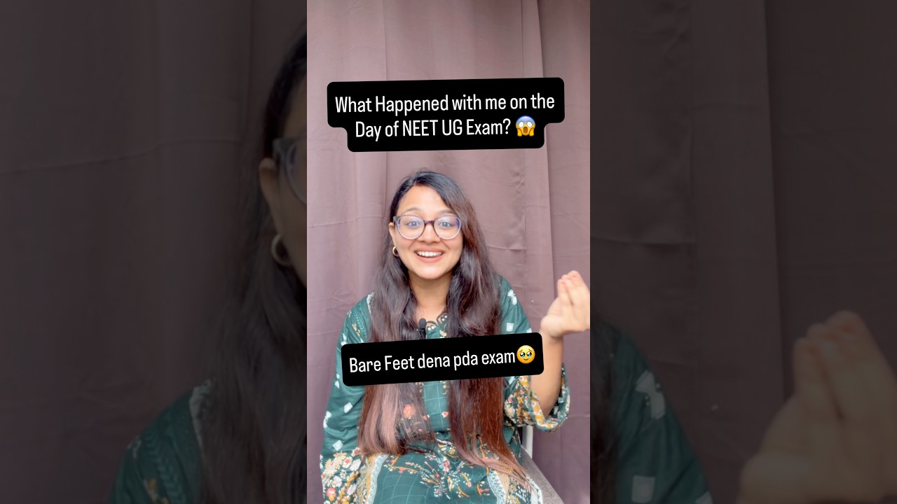 What happened during the check-in for the NEET UG exam? 😱😭 | Story Time with Dr. Sobia #neet