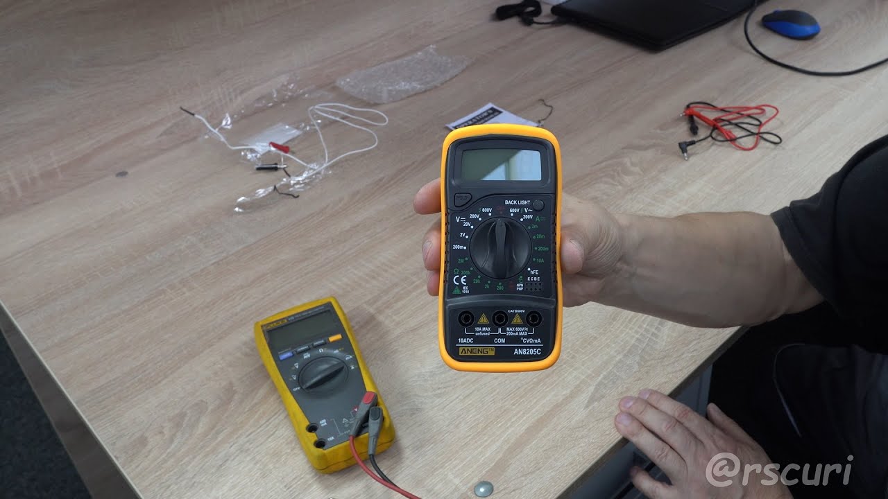 ANENG AN8205C Digital Multimeter _ test - AlịExpress