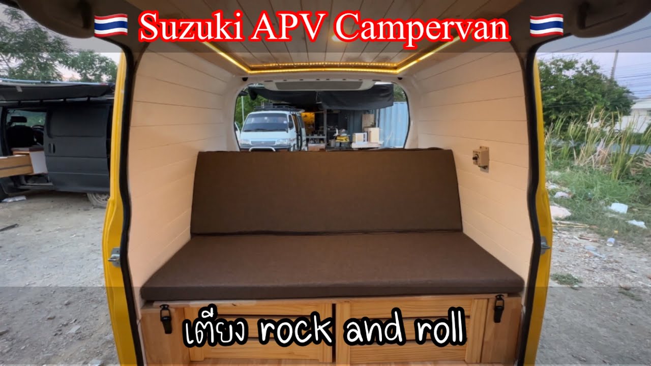 Suzuki APV Campervan เตียง Rock and rool