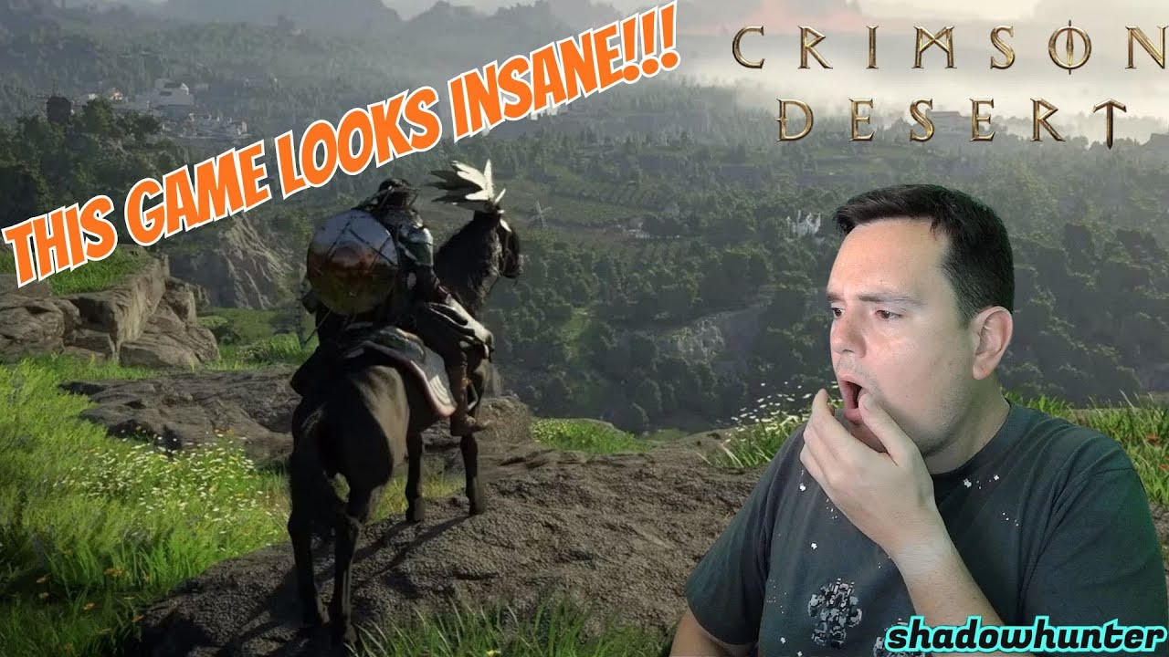 Checking out the new Crimson Desert trailer!