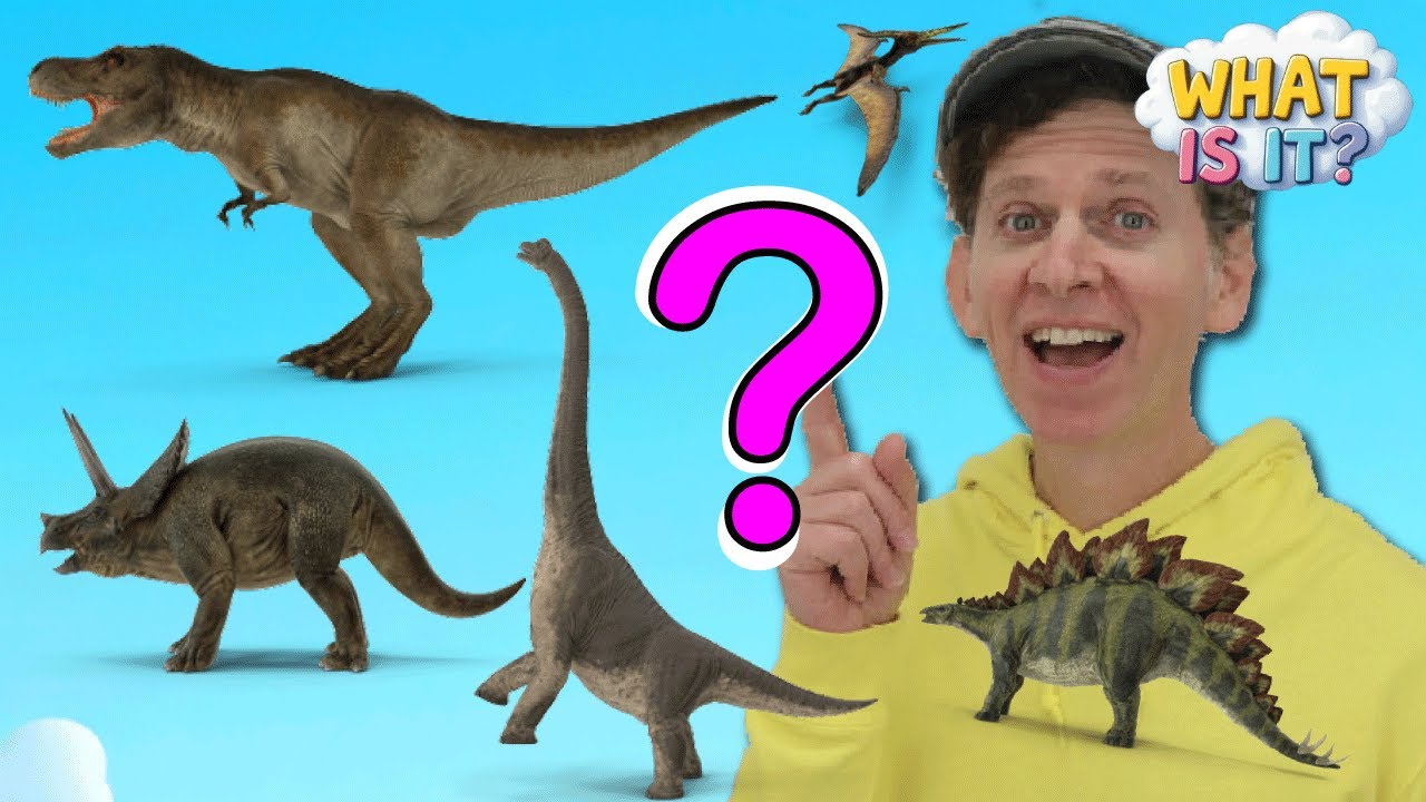 Dinosaurs - What Is It? 🦖  | Guessing Game, Vocabulary Builder | Dream English Kids