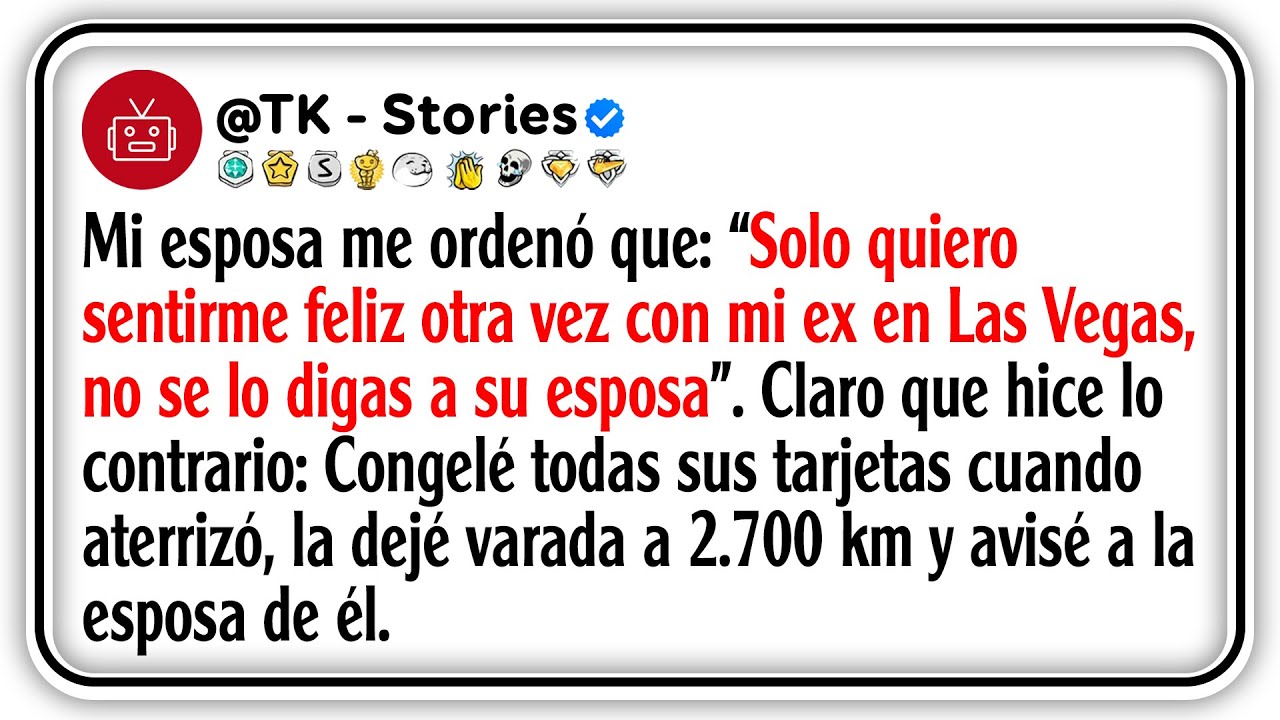 Mi esposa me ordenó que: “Solo quiero sentirme feliz otra vez con mi ex en Las Vegas, no se lo...
