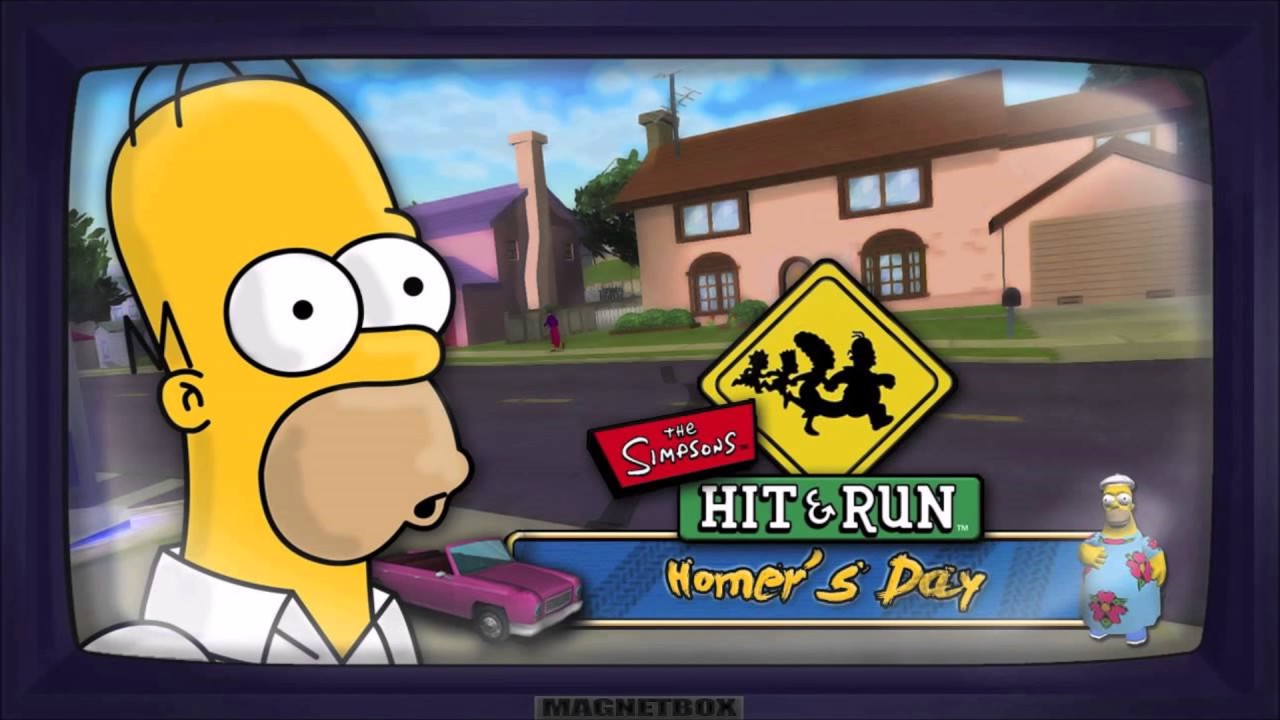 The Simpsons Hit and Run OST - Homer's Day (Extended 10 minutes)
