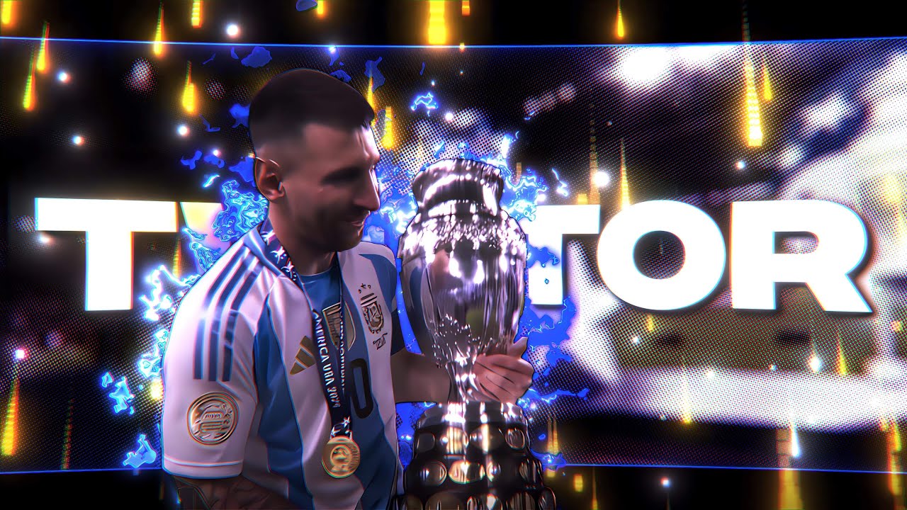 Argentina Copa America 2024 Winner Twixtor Clips 4K + CC