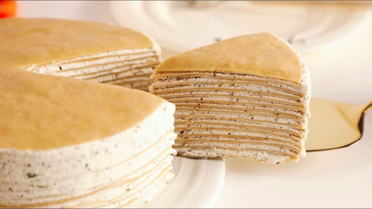 伯爵茶北海道牛乳千層蛋糕 零失敗 | Earl Grey Hokkaido Milk Mille Crepe Cake