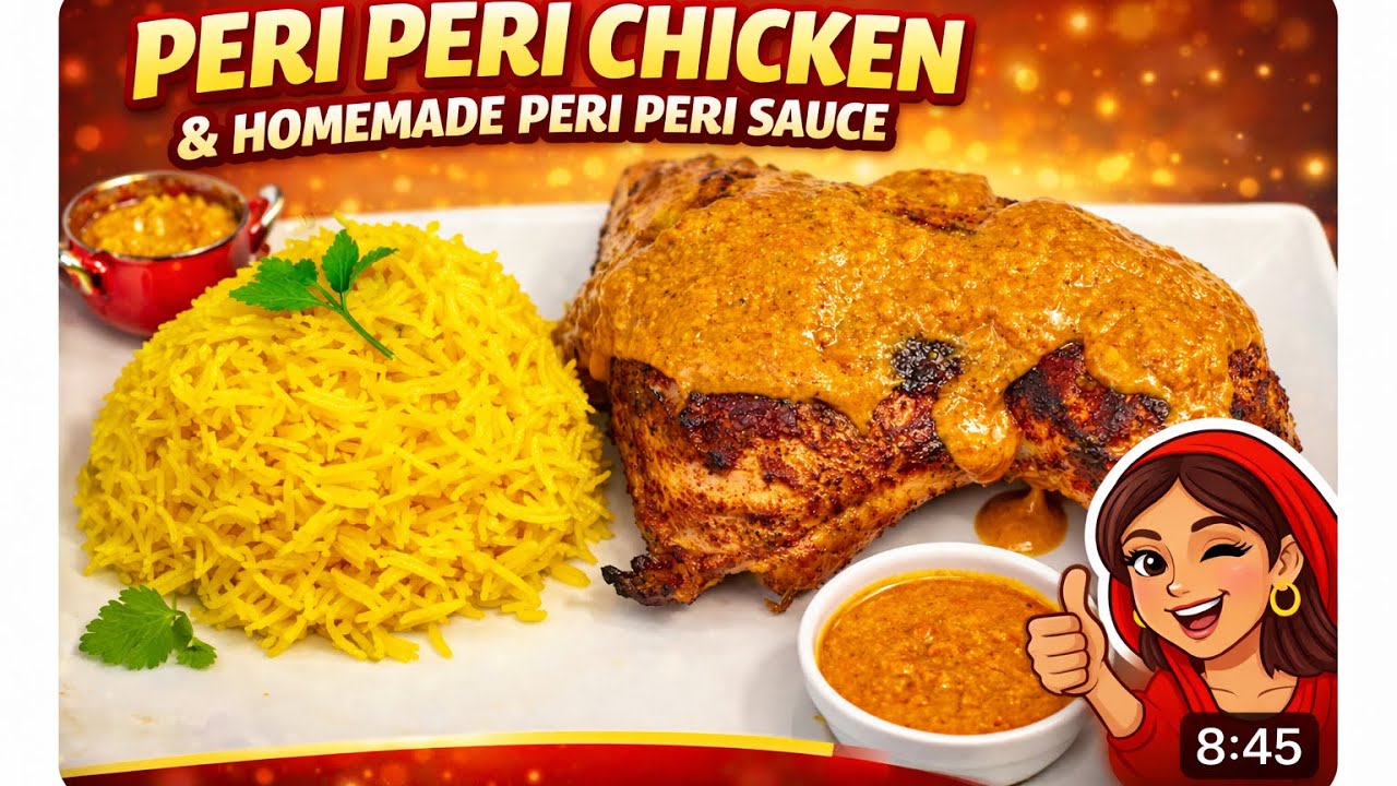 Peri peri chicken recipe|peri peri sauce recipe| #ayzalarwaworld 