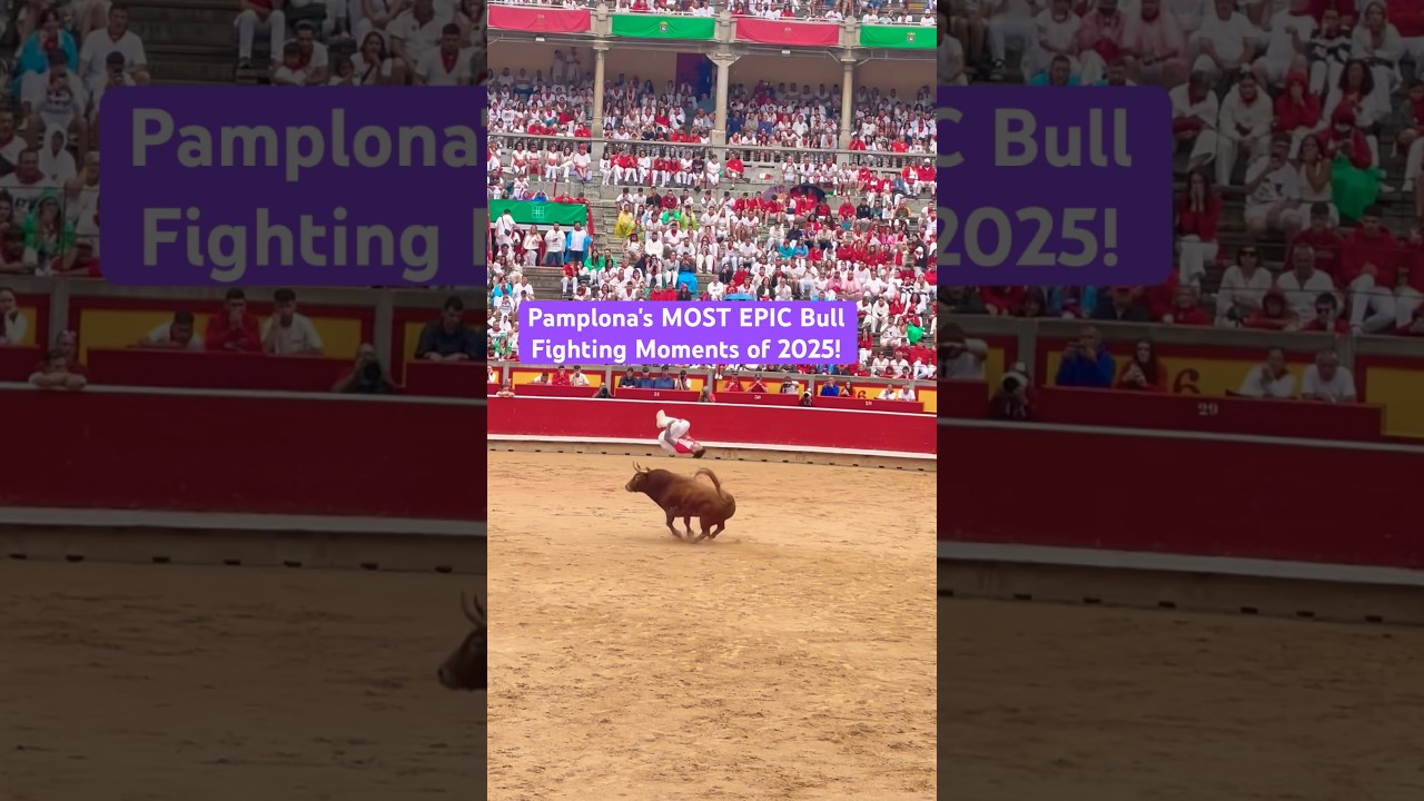 Pamplona's MOST EPIC Bull Fighting Moments of 2025! 