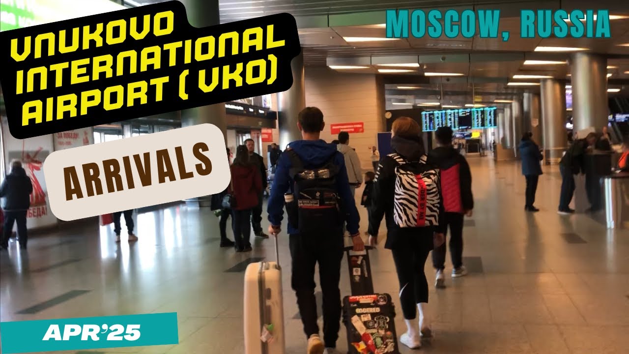 Moscow Vnukovo Airport ( VKO) Arrivals | How to get to the Metro | #travel #airport #metro