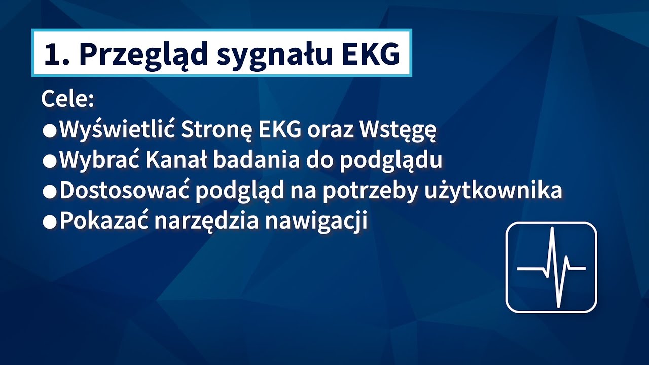 Poradnik HolCARD 24W #1: Przegląd sygnału EKG; Holter EKG ASPEL AsPEKT 712