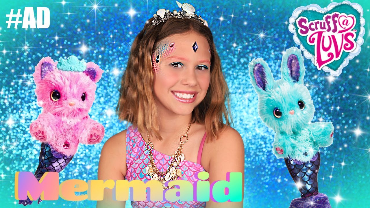 Summer Mermaid Dress Up! Saving the Scruff-A-Luvs and Makeup Fun!