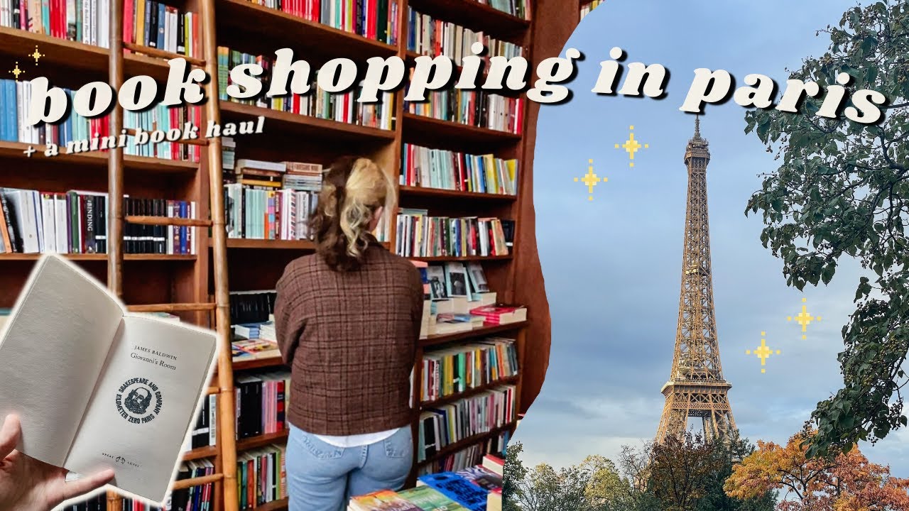 come book shopping with me in paris 💌🌷🎀 [a cozy bookstore vlog]