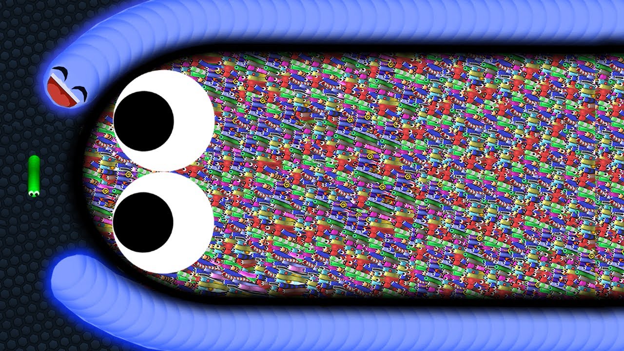 Slither.io Hacker Snake Gets Trapped By Pro Snake | Epic Slitherio Gameplay