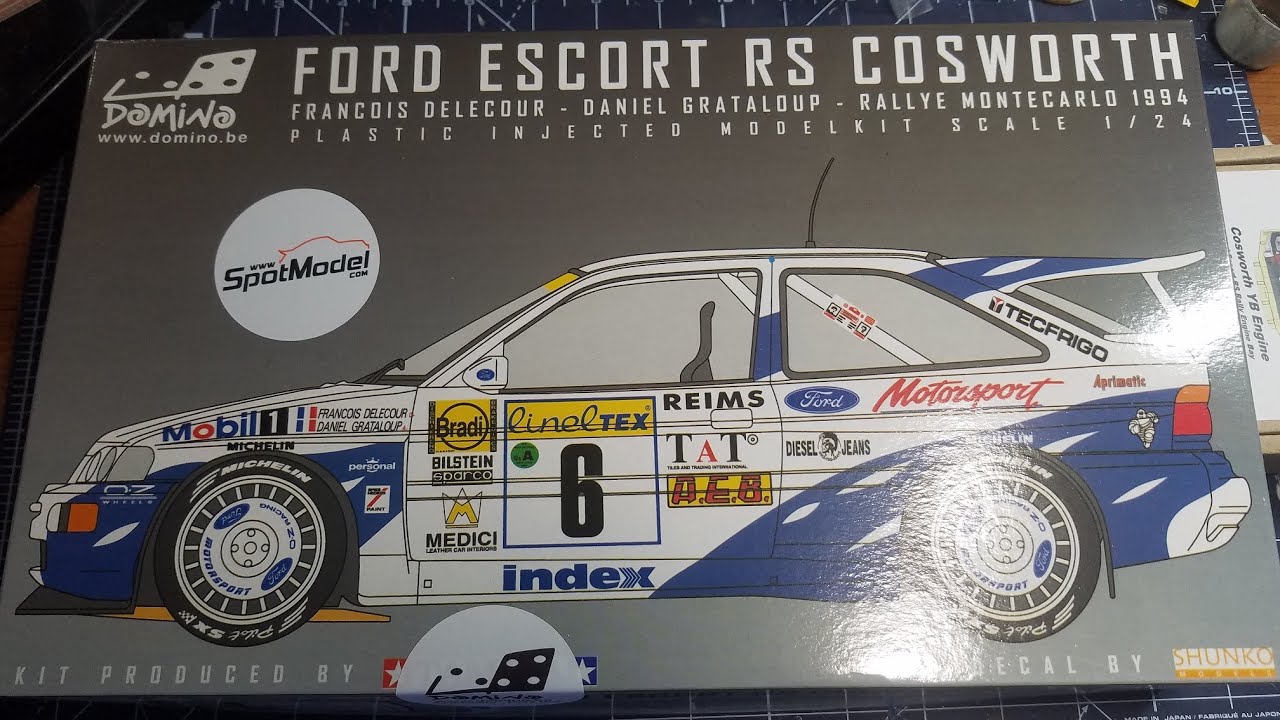 TAMIYA 1/24 FORD ESCORT COSWORTH RS RALLY CAR BUDDY BUILD WITH KEITH`s MODEL UNBOXINGS FINAL