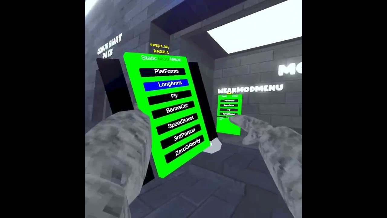 HOW TO GET MODMENU FOR FREE IN CEBUS #oculus #vr #howto #cebus #mods #subscribe #shorts