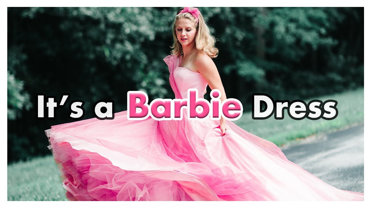 I made a ✨Barbie Dress✨ It's PINK...of course! 