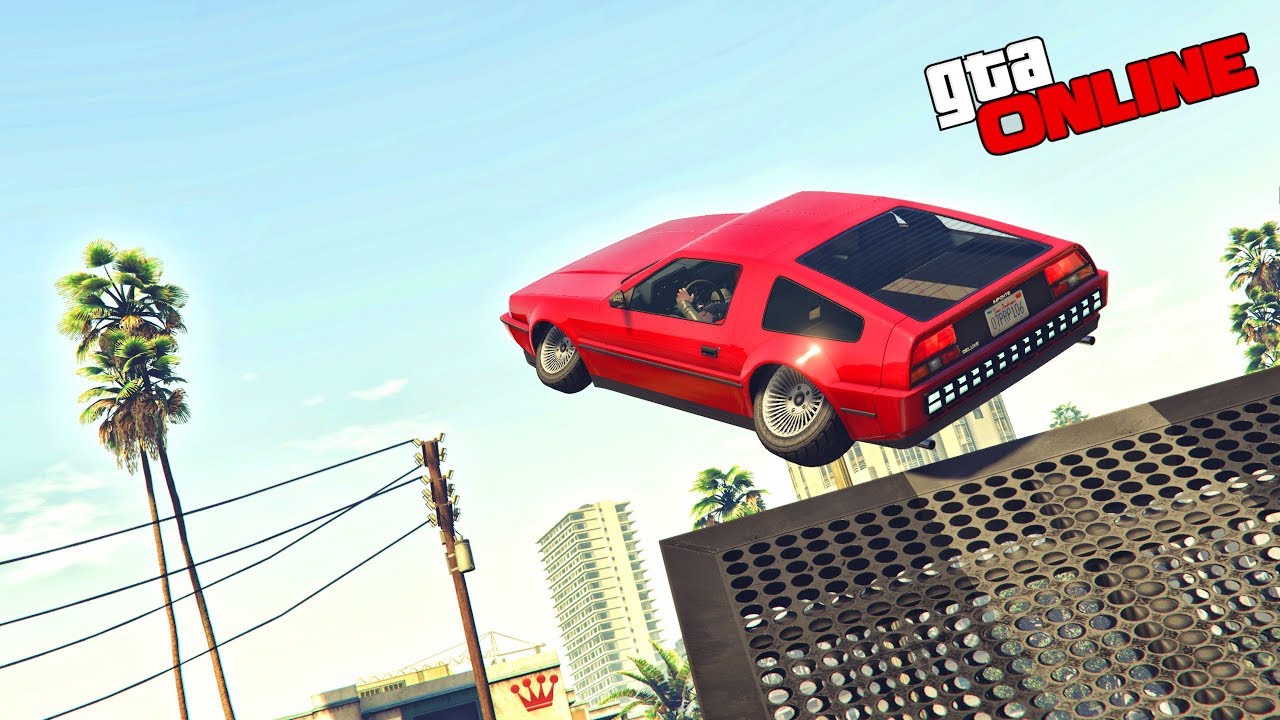 СБАВИШЬ СКОРОСТЬ - НЕ ДОЛЕТИШЬ! УГАРНЫЙ ПАРКУР НА DELUXO В GTA 5 ONLINE (ГТА 5 ГОНКИ)