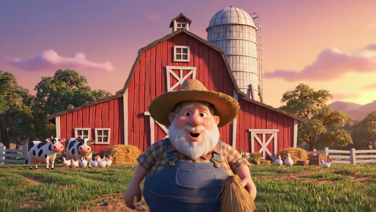Old MacDonald Had a Farm 🐮🚜 | Learn Animals & Sounds Kids Can’t Ignore