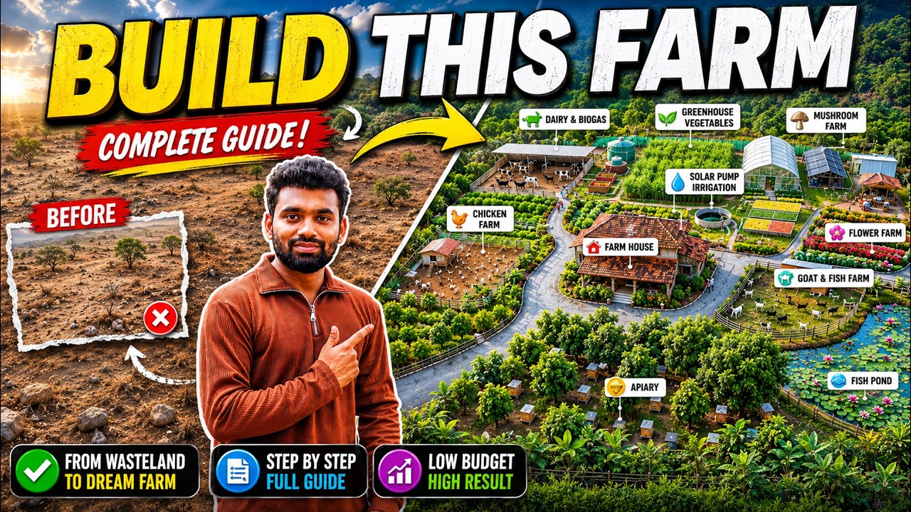 From Empty Land to Profitable 1 Acre Farm (Step-by-Step)