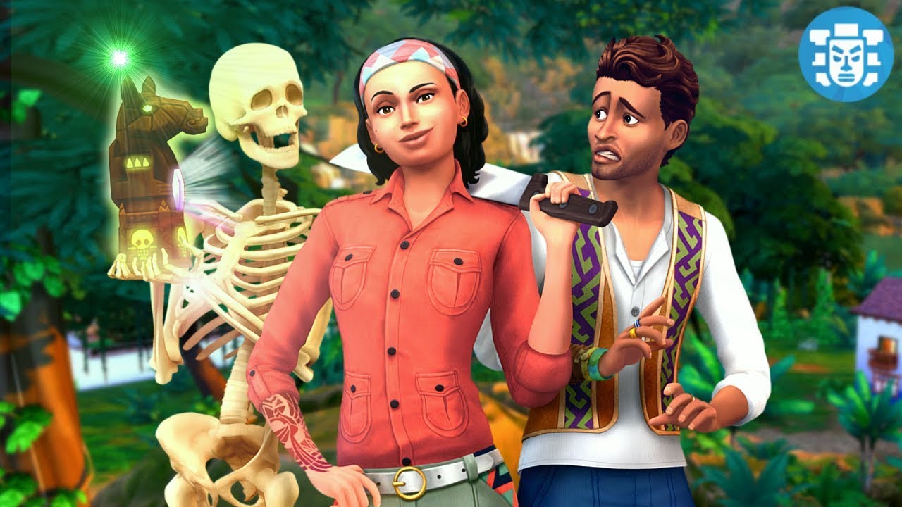 EXPLORING ALL THE ITEMS! // The Sims 4: Jungle Adventure // CAS + BUILD Overview