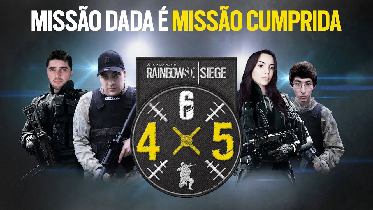 RAINBOW SIX SIEGE: CAMPEONATO 4x5 BATATÕES vs GRYFINDOR