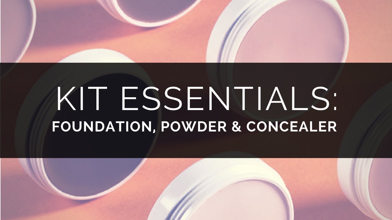 Kit Essentials: Foundation Powder & Concealer | RCMA, Cinema Secrets, Face Atelier