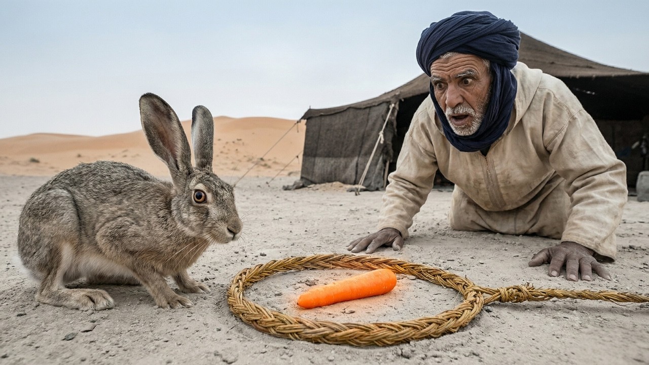 Surviving 50°C in the Sahara Desert | Hunting and Cooking Wild Hare