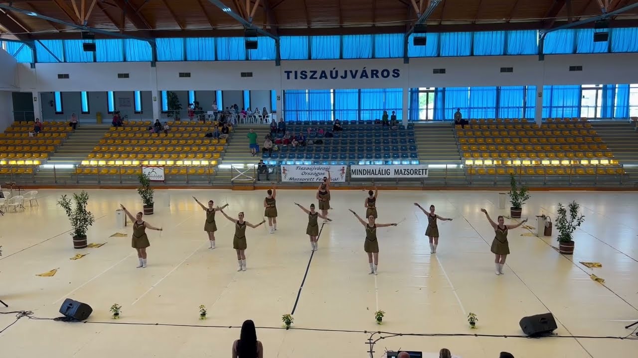 Angyalföldi Mazsorett Együttes Felnőtt (bot) - Tiszaújváros 2025