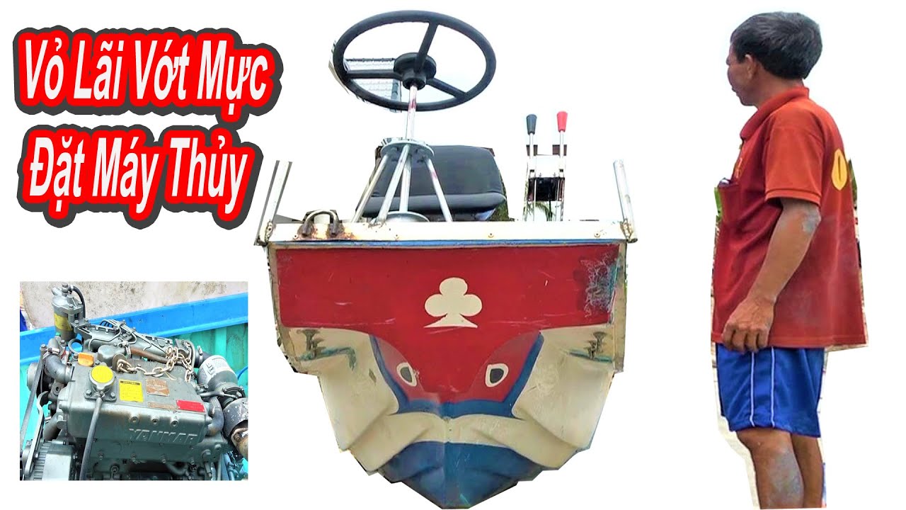 Vỏ Lãi Vớt Mực Đặt Máy Thủy Đầu Tiên Tại Tỉnh Kiên Giang (P1)