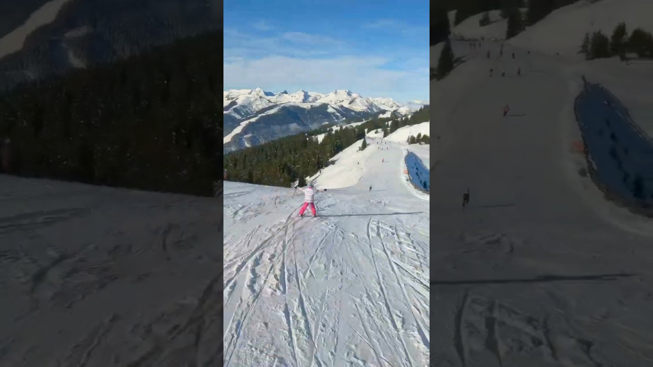 Ski Saalbach Hinterglemm 166/152 - 5.6km 892m down, main connector, #ski #snowboard #winter #austria