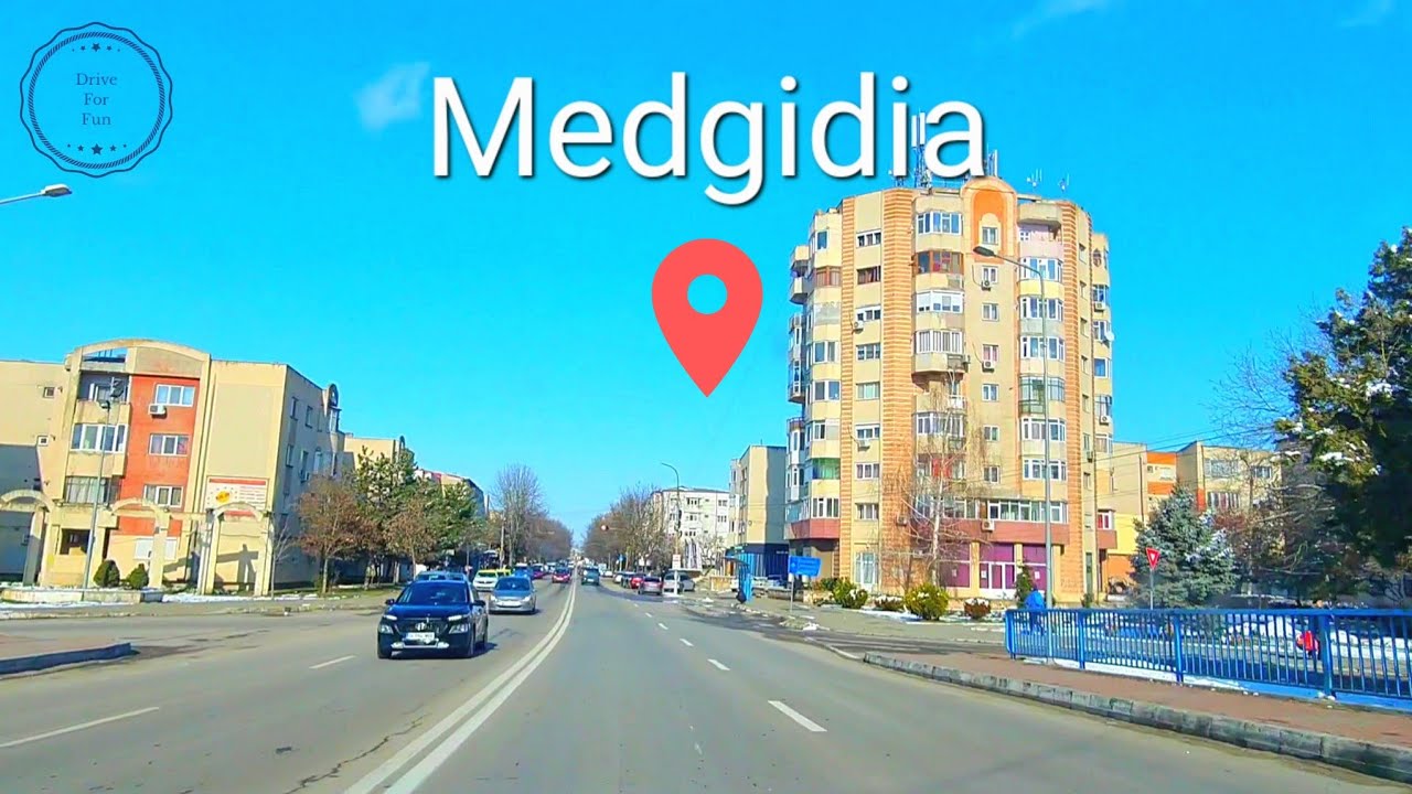 Driving in Medgidia,Romania...
