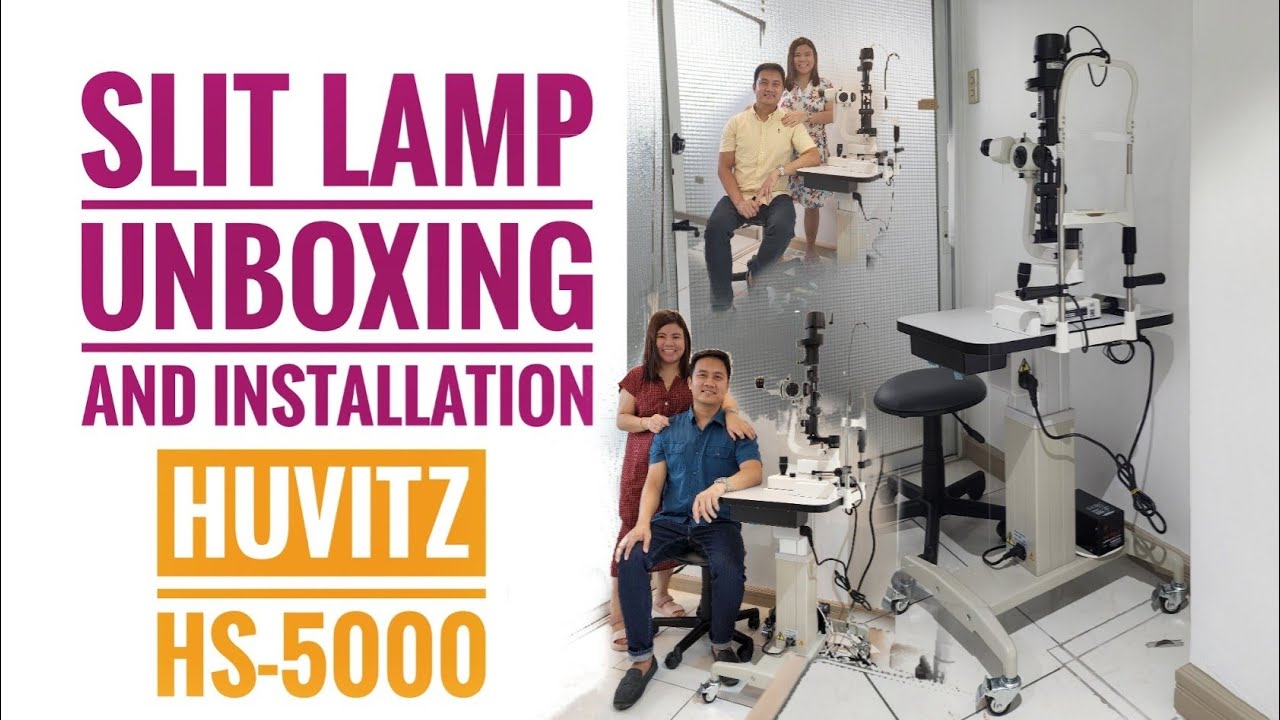 Slit Lamp HUVITZ HS-5000 UNBOXING & INSTALLATION VIDEO | Ophthalmology