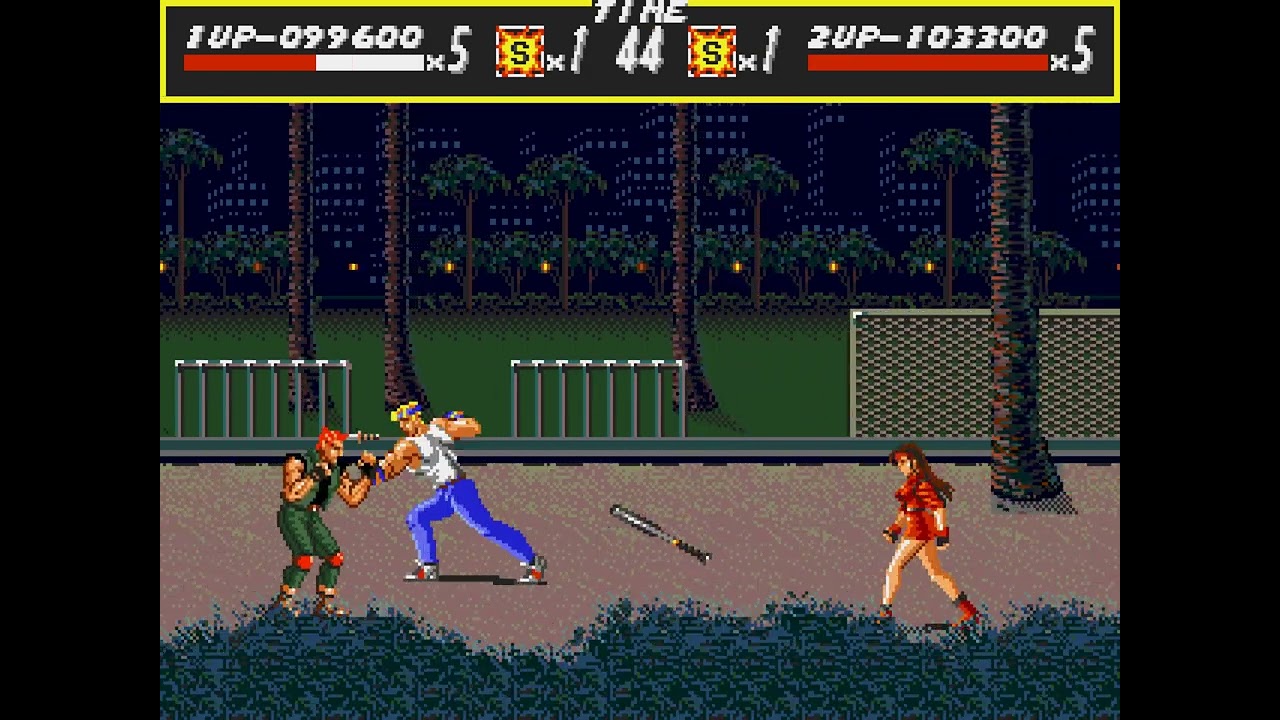 Streets of Rage - Mega Drive Longplay (2 Players: Axel Stone & Blaze Fielding)