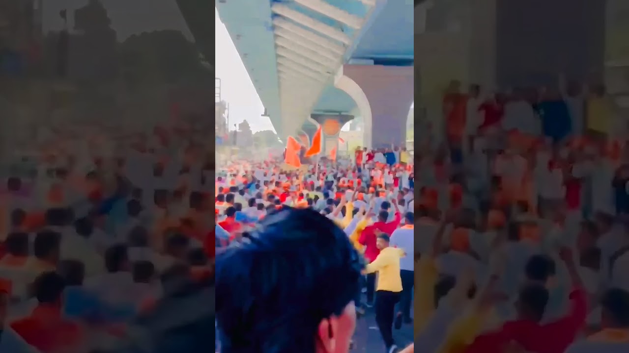 manoja jarange patil 🚩 chatrapati sambhaji nagar madhe 🚩👑🔥