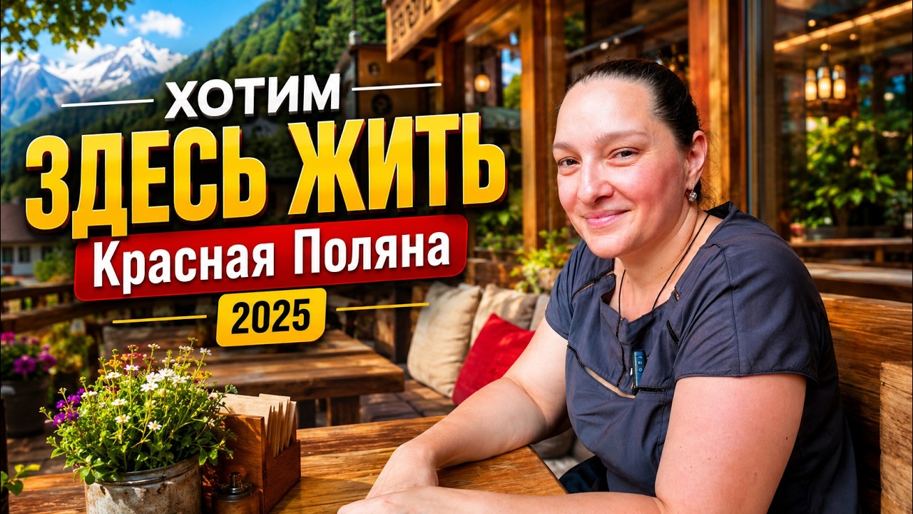 Хотим ЗДЕСЬ ЖИТЬ. Красная Поляна 2025. Часть 4.