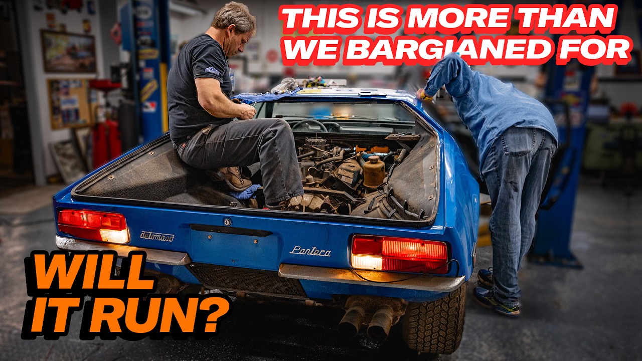 BIG MISTAKE? Barn find Pantera parked for 45 years - Will It Run?